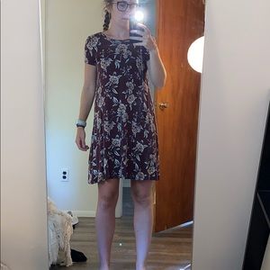 Open back floral dress